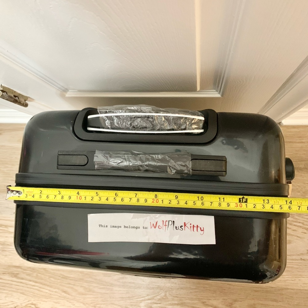 Dolls Kill Pretty Positive Cattitude Kitty Cat Rolling Suitcase - Black - NEW - Picture 12 of 14